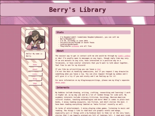 pages/about screenshot