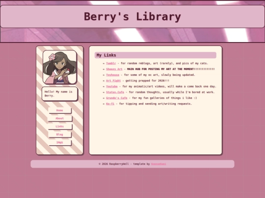 pages/links screenshot