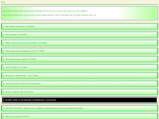 blog screenshot