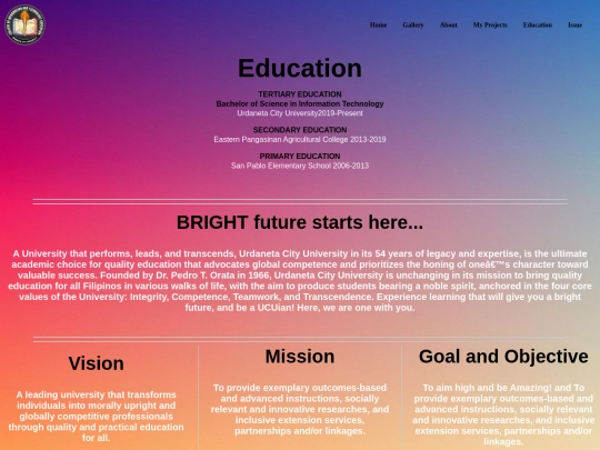 education screenshot