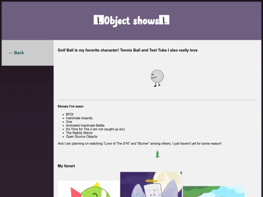 objectshows screenshot