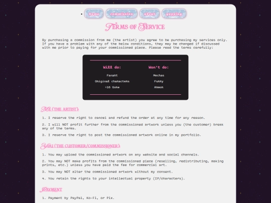 tos screenshot