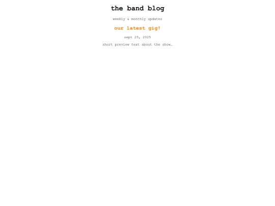 blogpage screenshot