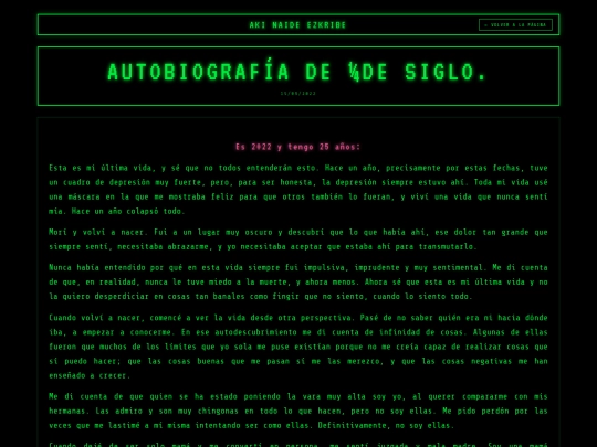 POSTEOS/CULTURA/AUTOBIOGRAFÍADEDESIGLO/autobiografadedsiglo screenshot