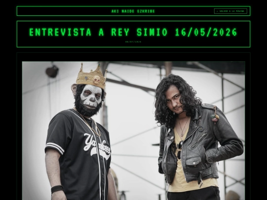 POSTEOS/ESCENA LOCAL/REY SIMIO/REY SIMIO screenshot