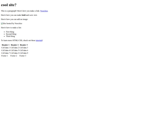 index screenshot