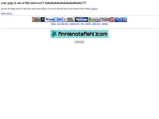 basic html/info screenshot