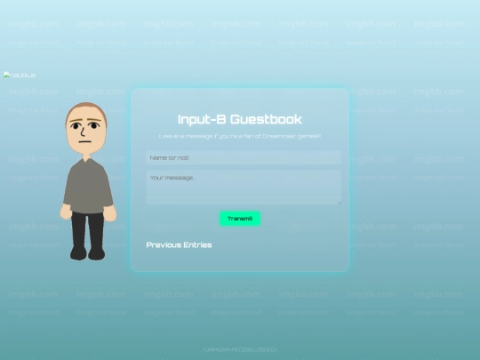 forbidden-guestbook screenshot