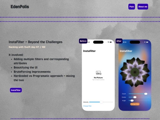 projects screenshot
