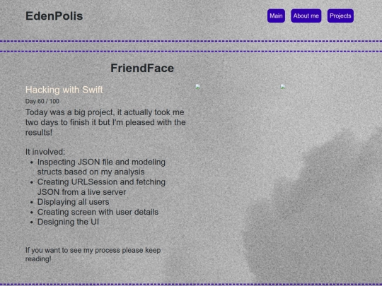 projects/friendface screenshot
