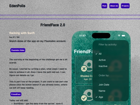 projects/friendface2 screenshot