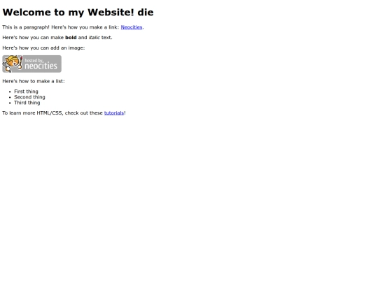 index screenshot