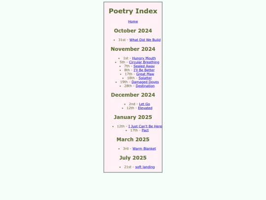 poems screenshot
