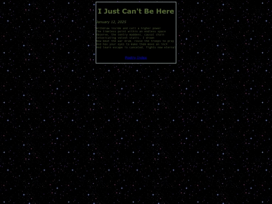 poetry/cant_be_here screenshot