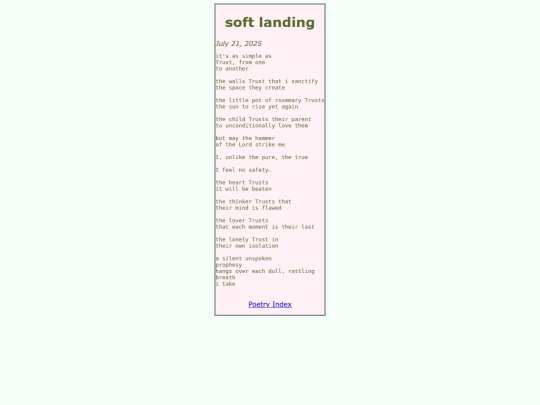 poetry/soft_landing screenshot