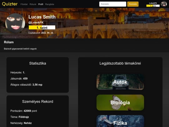profil screenshot