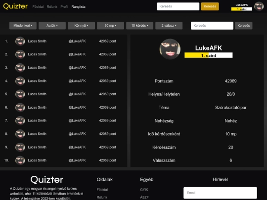 ranglista screenshot