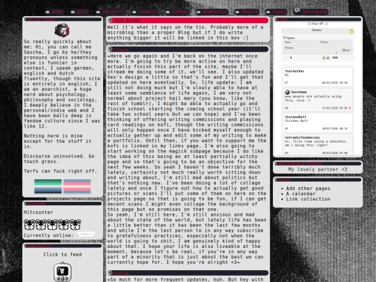 blog screenshot