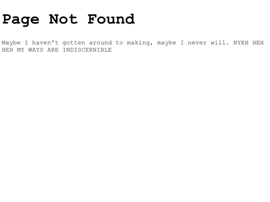 not_found screenshot
