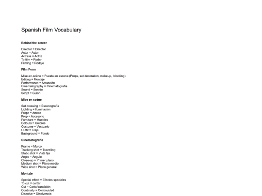 pages/a level resources/Spanish/FilmVocab screenshot
