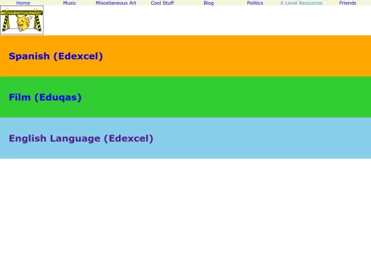 pages/alevelresources screenshot