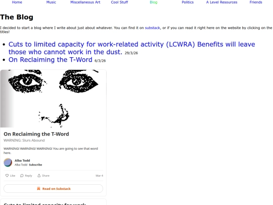 pages/blog screenshot