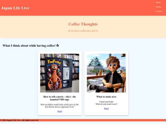 bloghome screenshot