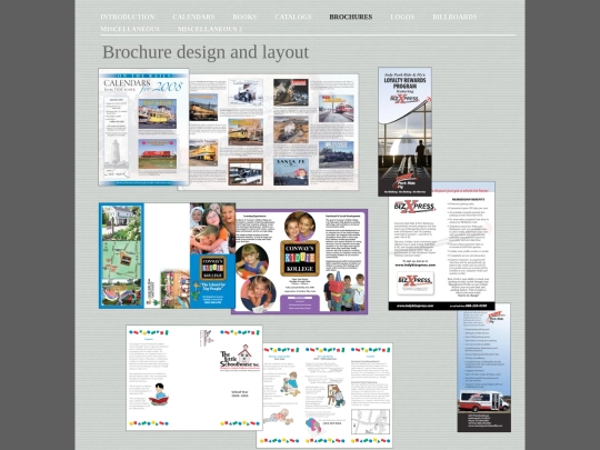 Portfolio/Brochures screenshot