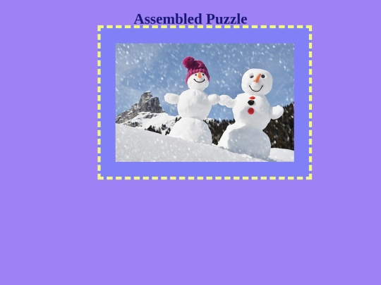 Puzzle screenshot