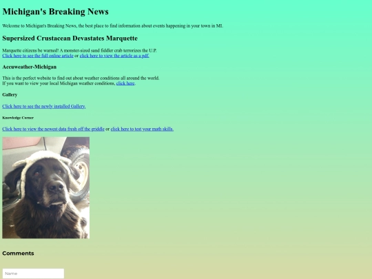 news screenshot