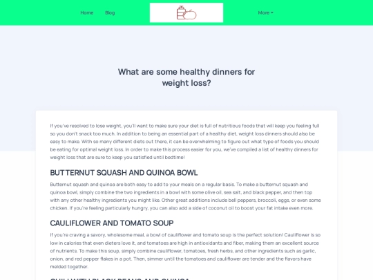 blog/what-are-some-healthy-dinners-for-weight-loss screenshot