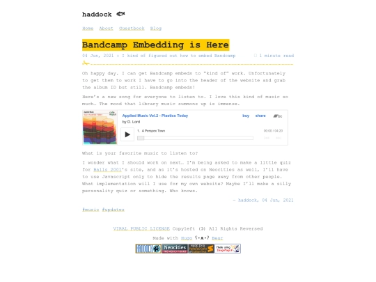 bandcamp-embedding-is-here screenshot