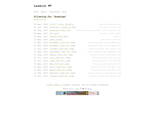 blog/drawings screenshot