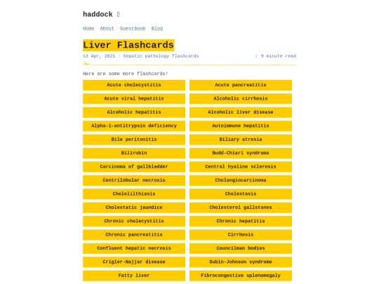 liver-flashcards screenshot