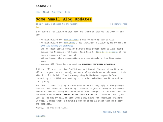 some-small-blog-updates screenshot