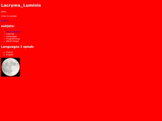 index screenshot