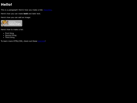index screenshot