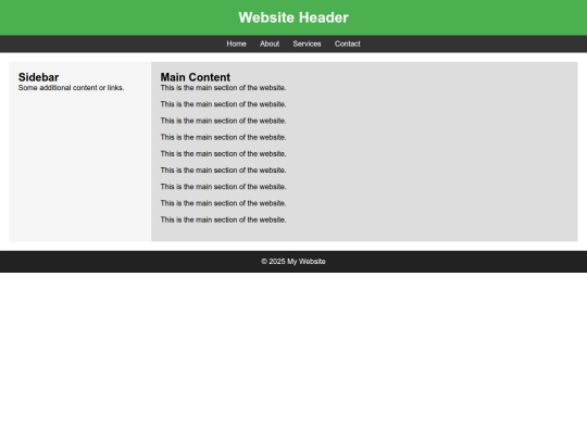 layout-example screenshot