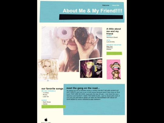 Veronica_&_Sarahs_site/About_Me screenshot