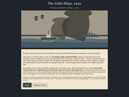 games/Dunkirk/dunkirklittleships1940 screenshot