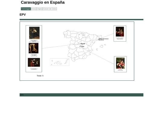 Caravaggio en Espana screenshot