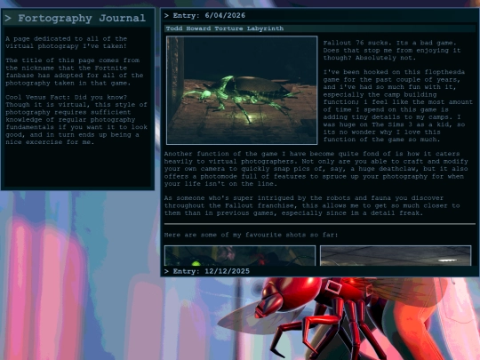 media/fortography screenshot