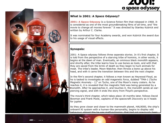 shrines/2001/aspaceodyssey screenshot