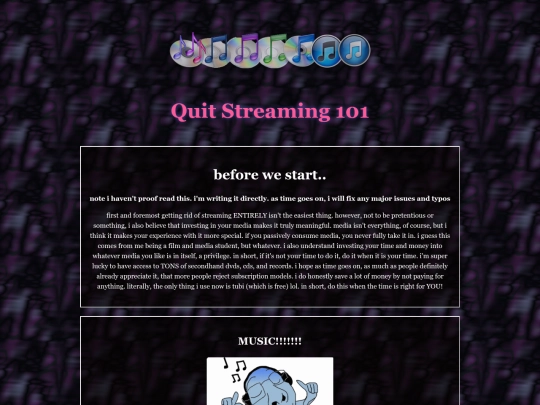 shrines/streaming screenshot