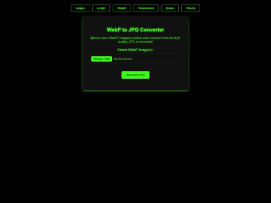 Converters screenshot