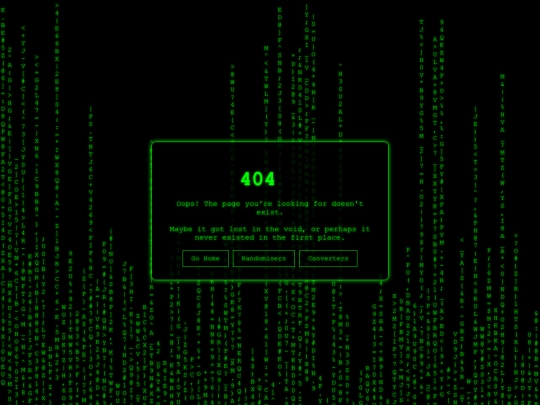 not_found screenshot