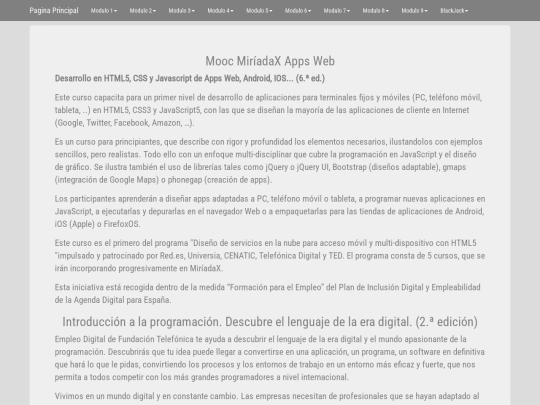 index/Index MiriadaX screenshot