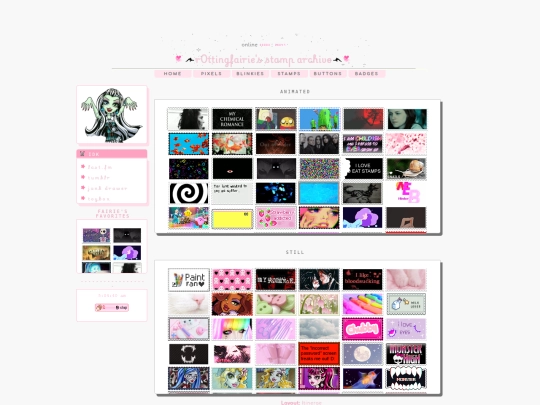 site/stamps screenshot