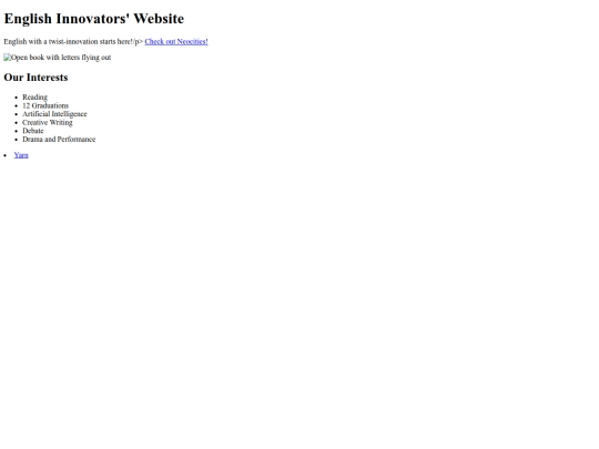 index screenshot