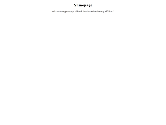 yumepage screenshot